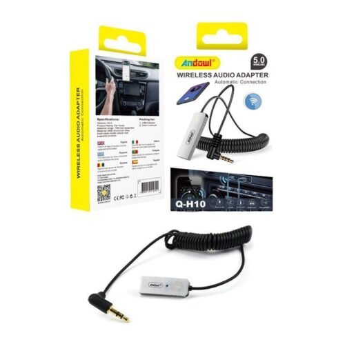 114321 Andowl Bluetooth Car Kit Q-H10 για το Ταμπλό με USB Θύρα Φόρτισης