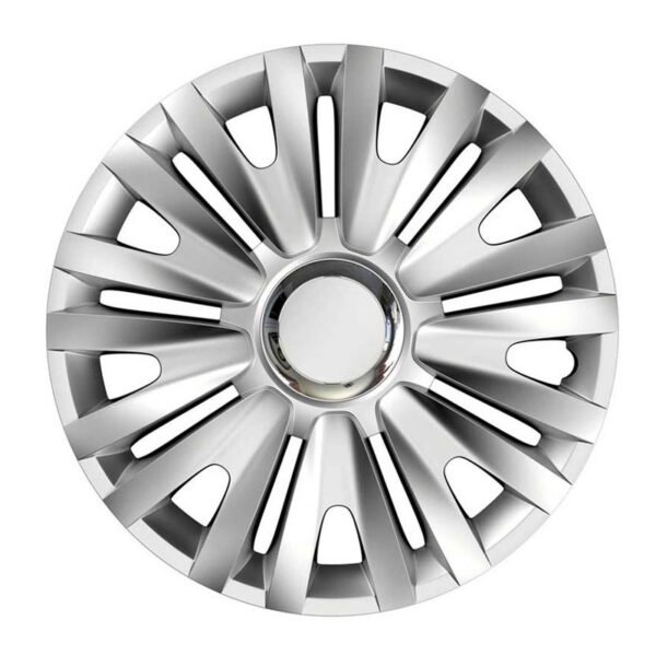 115042-1 Versaco Σετ Τάσια Αυτοκινήτου 4τμχ 15" Ασημί - Wheel Covers