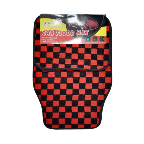 122384_r Πατάκια αυτοκινήτου - 4pcs - GZ01 - 122384 - Red