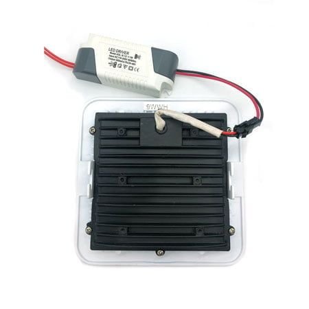 LED panel οροφής 9W τετράγωνο - Εξοικονόμηση ενέργειας