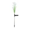 150272_w Φωτιζόμενα διακοσμητικά λουλούδια LED με ηλιακό πάνελ - 2pcs - 150272 - White