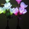 Ηλιακά διακοσμητικά λουλούδια LED - Φωτισμός κήπου χωρίς ρεύμα
