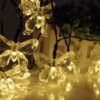 Ηλιακή γιρλάντα LED πεταλούδα 5m - Ζεστό φως