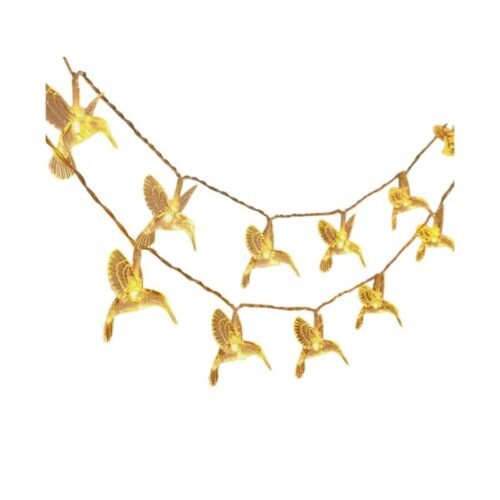 152875_ww Ηλιακή γιρλάντα φωτισμού LED - String Bird - 5m+1m - 20D - 152875 - Warm White