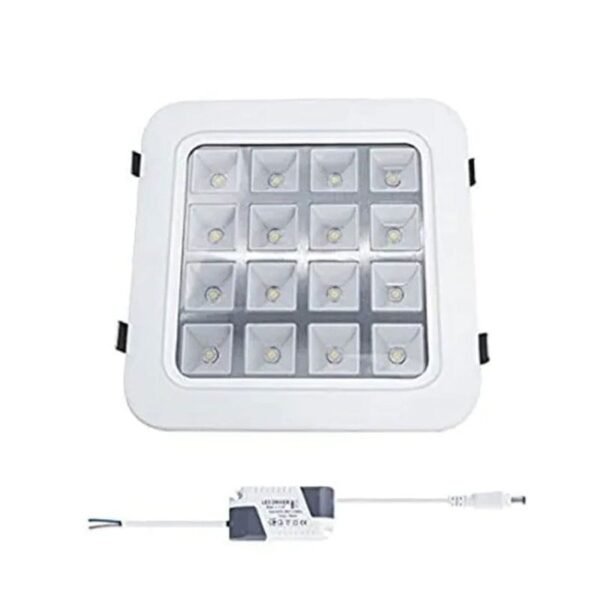 15337 LED φωτιστικό οροφής 16W 220V - LED PANEL LIGHT SQUARE WARM WHITE