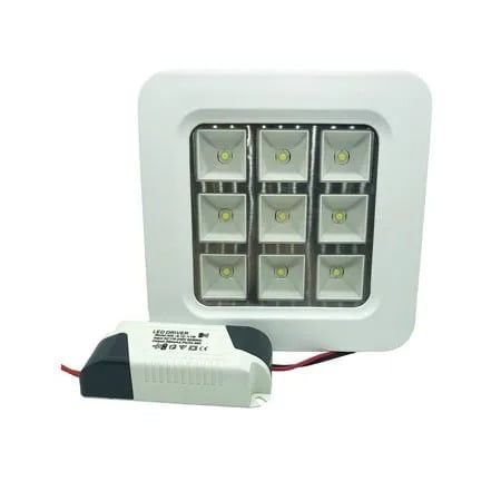 LED Panel Light Square 25W τετράγωνο φωτιστικό οροφής