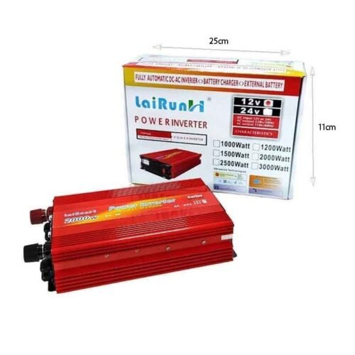 163130 LaiRunH Inverter Αυτοκινήτου 500W 12V – Power Inverter
