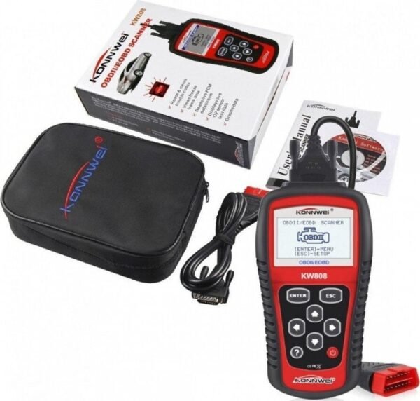 Ψηφιακό Διαγνωστικό OBDII Konnwei KW-808 - Πλήρη Ανάλυση Σφαλμάτων