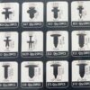 Σετ συνδετήρες αυτοκινήτου 12 τύπων - 240pcs - 180260