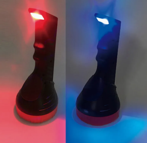 182752_r-3 Επαναφορτιζόμενος φακός LED - 88069 - 182752 - Red/Black