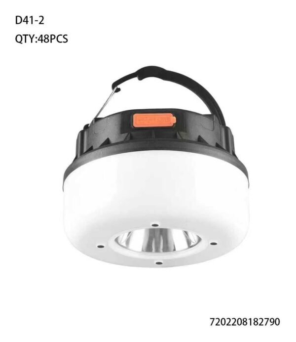 182790-1 Επαναφορτιζόμενη λάμπα LED με ηλιακό πάνελ για camping