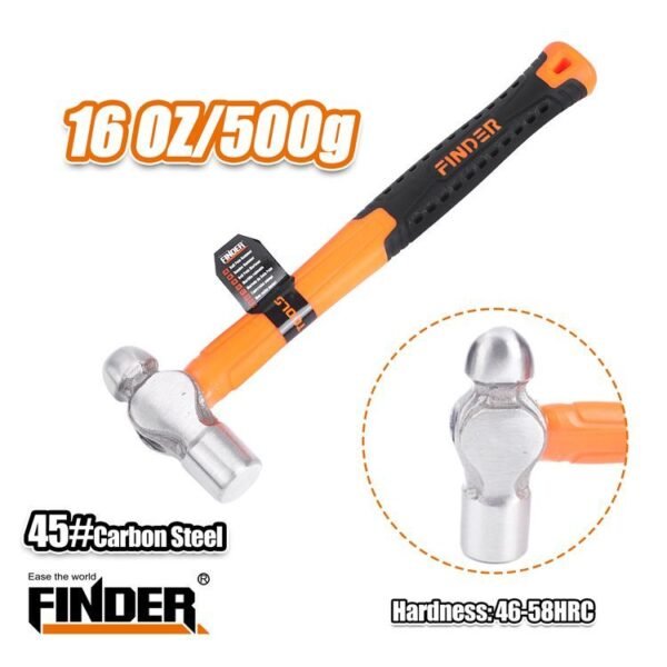 Σφυρί με Μπίλια Finder 500g - Επαγγελματική Ποιότητα