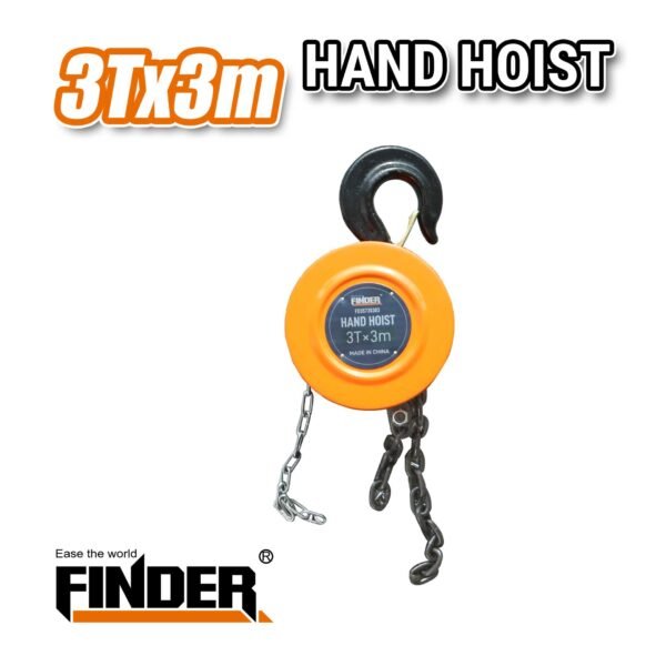193637-1 Παλάγκο αλυσίδας χειρός 3T*3M Finder - Επαγγελματική ποιότητα