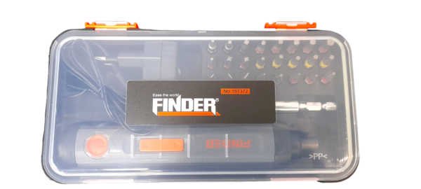 197372-6 Επαναφορτιζόμενο κατσαβίδι - 26pcs - 4V - Finder - 197372