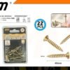Ξυλόβιδες - 4mm×40mm - Σετ 12 πακέτα των 22 τεμαχίων - 200447