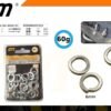 Ροδέλες ασφαλείας Γκρόβερ - 6mm - 60g - Σετ 12 πακέτα - 201253