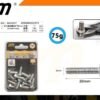 202373-1 Εξάγωνη βίδα με πάσο - 6mm*30mm - 75g - Σετ 12 πακέτα - 202373