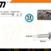 202687-1 Αυτοδιάτρητη βίδα εξάγωνη - 4.8mm*25mm - Σετ 12 πακέτα των 13 τεμαχίων - 202687