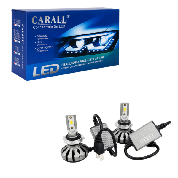 23066 Carall Λάμπες LED Αυτοκινήτου H7 Διπλού Χρώματος 6500K / 3000K με Εναλλαγή Φωτισμού - H7 Dual Color LED