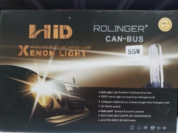 238242-1 Λάμπες XENON - H4-3 - 55W - Rolinger - CanBus - 238242