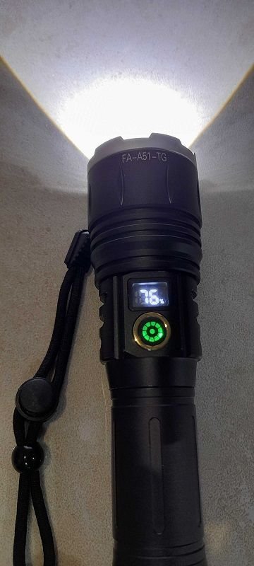 251384-1 Επαναφορτιζόμενος φακός LED - A51-TG - 251384