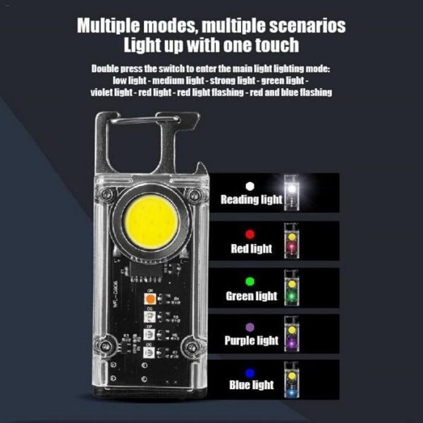 251506-1 Πολυλειτουργικός φακός LED μπρελόκ - FA-G906 - 251506