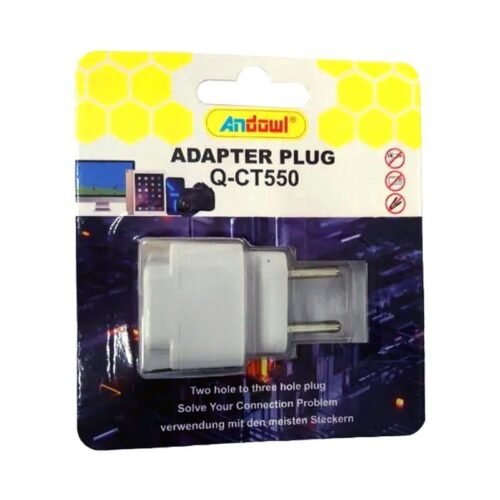 265908 Andowl Αντάπτορας Πρίζας Q-CT550 - Adapter Plug