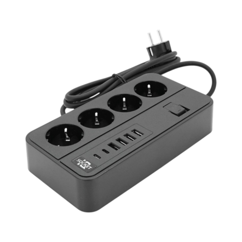 270131 Πολύπριζο 4 θέσεων με θύρες USB - KOS-27013EU - 270131