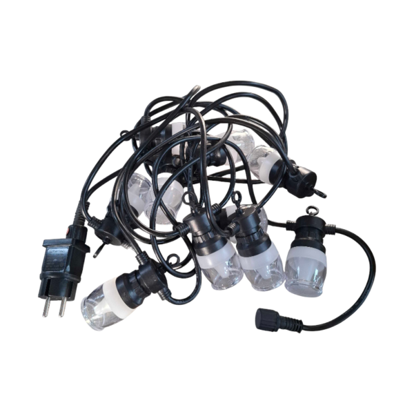 272378_rgb Γιρλάντα φωτισμού LED εξωτερικού χώρου - 5m - 10pcs - 272378 - RGB