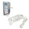 290027-3 Πολύμπριζο 8 θέσεων με USB - Ισχύς 2500W για σπίτι και γραφείο