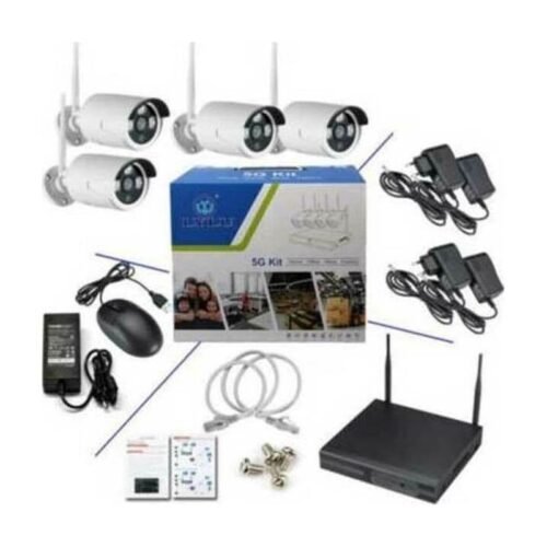 32011 5G Kit Ολοκληρωμένο Σύστημα CCTV με 4 Ασύρματες Κάμερες Ασύρματο Καταγραφικό - Full HD 5G Kit Camera