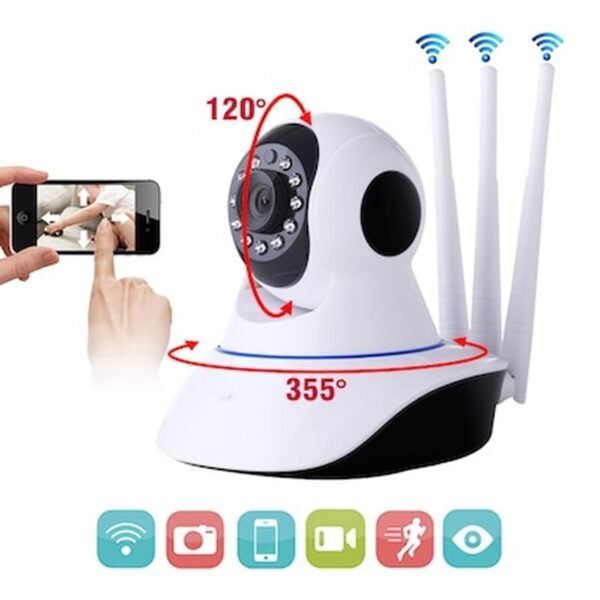 321001-1 Κάμερα ασφαλείας Wi-Fi 1080p με νυχτερινή λήψη και ανίχνευση κίνησης