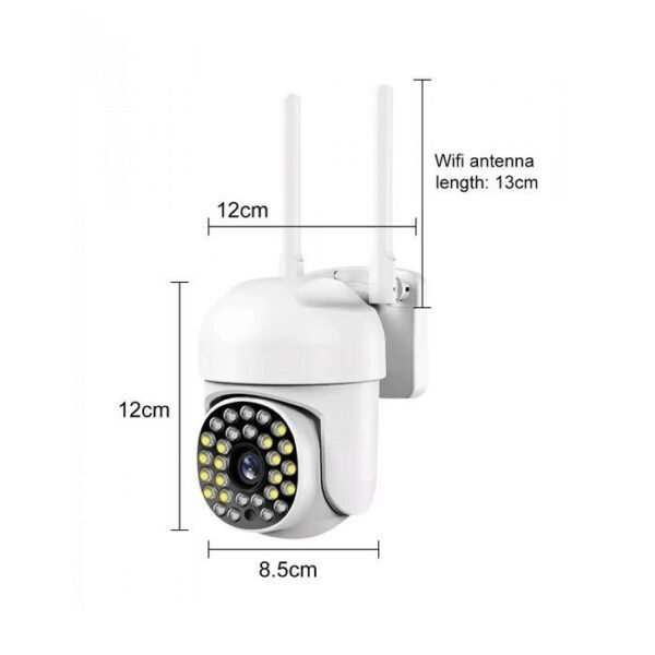 Κάμερα ασφαλείας IP WiFi 1080p με νυχτερινή όραση και ανίχνευση κίνησης