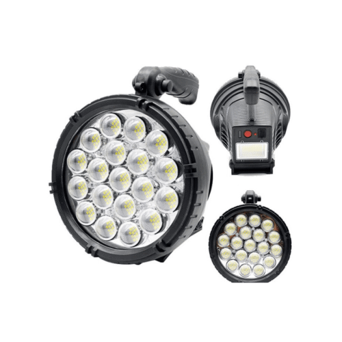 326036 Επαναφορτιζόμενος φακός LED - 3 colors - 4.2V - W868A - 326036