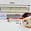 Επαναφορτιζόμενος προβολέας LED - Μπάρα - 22cm - T03 - 419277