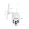 4300040-2 Κάμερα ασφαλείας IP WiFi 5.0MP με νυχτερινή όραση