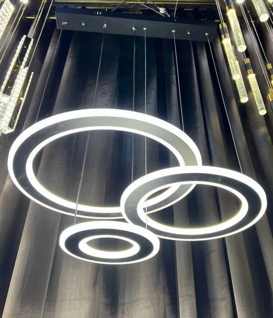 Φωτιστικό οροφής LED τραπεζαρίας με 3 χρωματισμούς