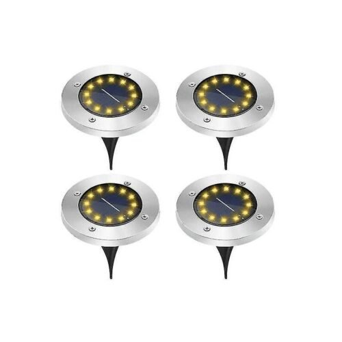 Ηλιακό φωτιστικό κήπου LED - Καρφωτό - 4pcs - 12LED - 431060