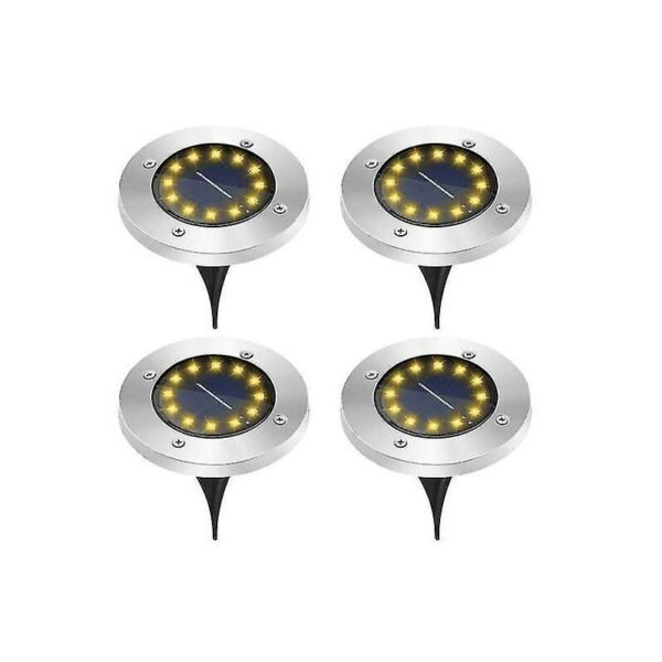 431060 Ηλιακό φωτιστικό κήπου LED - Καρφωτό - 4pcs - 12LED - 431060