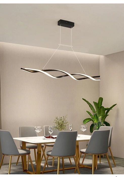 Φωτιστικό οροφής LED τραπεζαρίας XY-3 με 3 χρωματισμούς