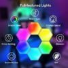 431422-1 Smart φωτιστικό Bluetooth RGB με εφαρμογή και τηλεχειριστήριο