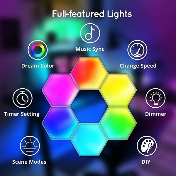 431422-1 Smart φωτιστικό Bluetooth RGB με εφαρμογή και τηλεχειριστήριο