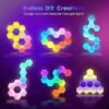 431422-2 Smart φωτιστικό Bluetooth RGB με εφαρμογή και τηλεχειριστήριο