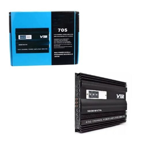 4567 Ενισχυτής αυτοκινήτου 4 καναλιών WDK-V705 – Amplificateur