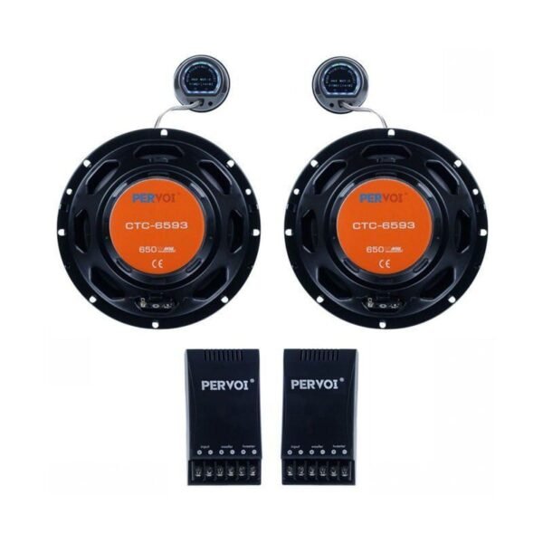 47186-2 PerVoi Σετ Ηχεία Αυτοκινήτου CTC-6593 με 650W RMS - Component Speaker