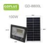 Ηλιακός προβολέας 100W με τηλεχειριστήριο - Φωτισμός χωρίς ρεύμα