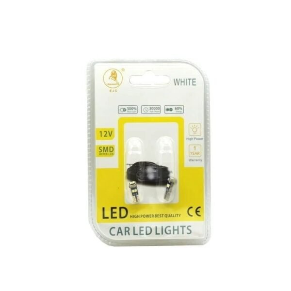 EJC Λάμπες Αυτοκινήτου T5-6 Led 12V 2τμχ ψυχρό φως – LED light