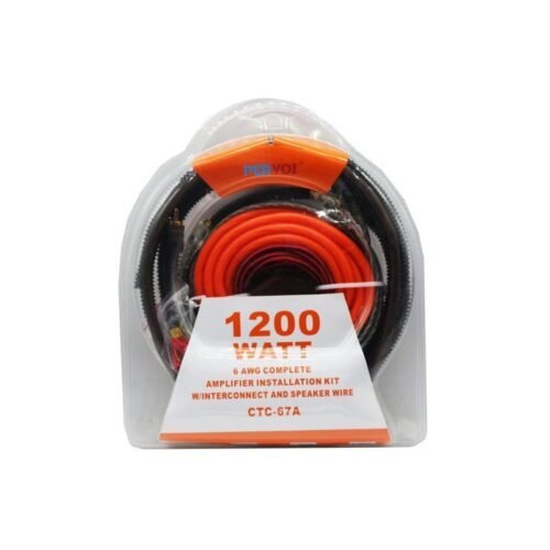 51060 PERVOI σετ καλωδίων ενισχυτή αυτοκινήτου 1200W CTC67A - Amplifier installation kit interconnect and speaker wire
