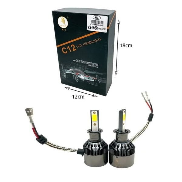 EJC Λάμπα αυτοκινήτου H3 6000Κ- C12 LED Headlight