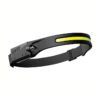 5866-2 Επαναφορτιζόμενος USB φακός κεφαλής LED - All prespectives induction headlamp